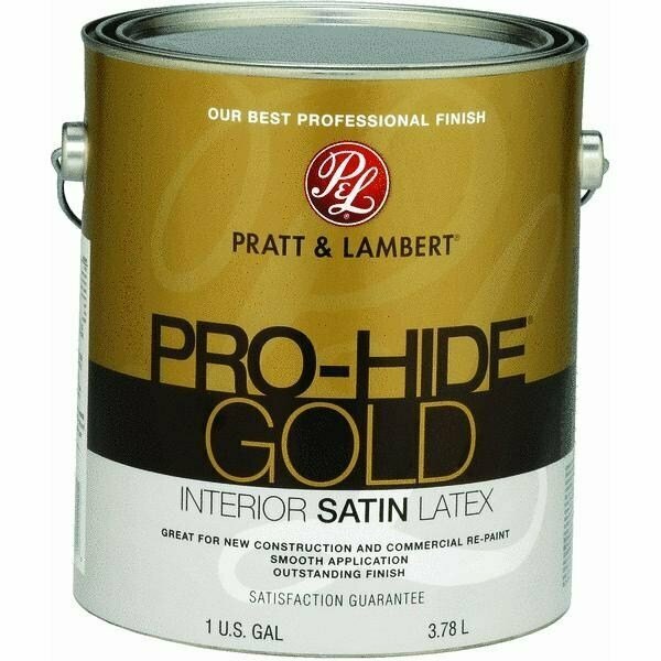 Sherwin-Williams Pratt & Lambert Pro-Hide Gold Satin Latex Interior Wall Paint 0000Z9491-16